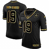 Nike Steelers 19 JuJu Smith Schuster Black Gold 2020 Salute To Service Limited Jersey Dyin,baseball caps,new era cap wholesale,wholesale hats